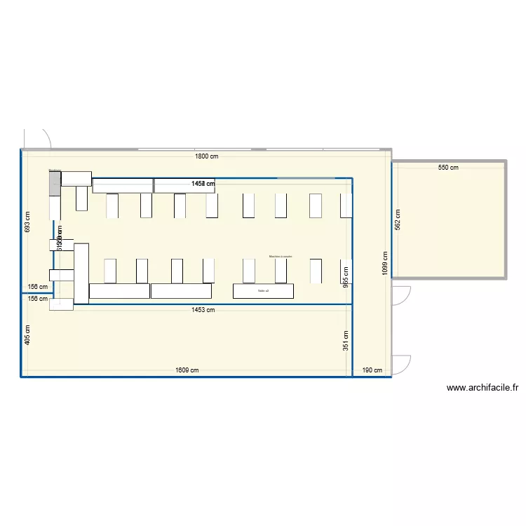 POSTE CONFECTION. Plan de POSTE CONFECTION. Plan de