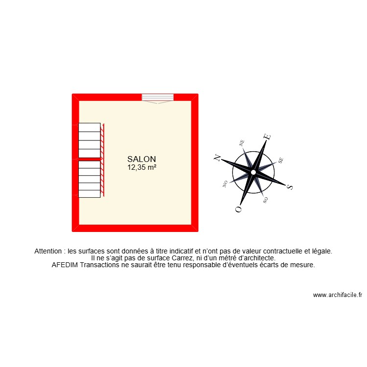 BI 29538-. Plan de 14 pièces et 65 m2