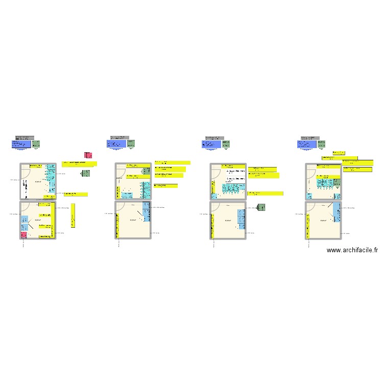 stockages aromes. Plan de 8 pièces et 107 m2