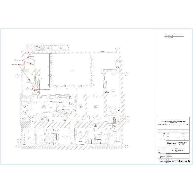Plan incendie DM et DI. Plan de Plan incendie DM et DI. Plan de