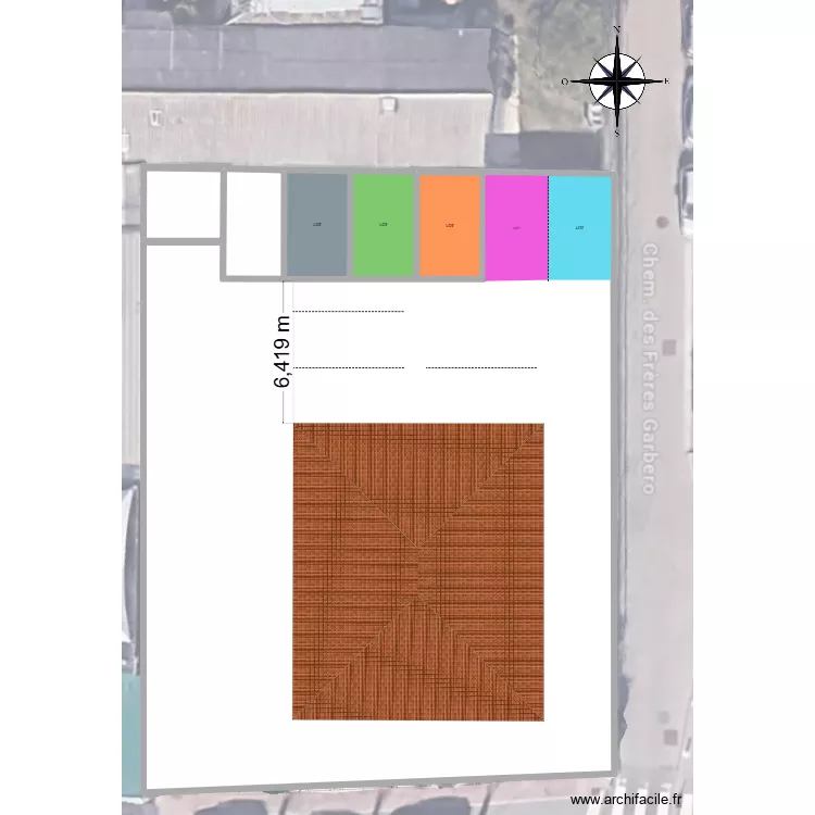 La Californie - Plan de masse -. Plan de 6 Pièces et 571 m² La Californie - Plan de masse -. Plan de 6 Pièces et 571 m²