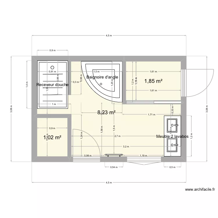 .SDB hanvoile. Plan de 