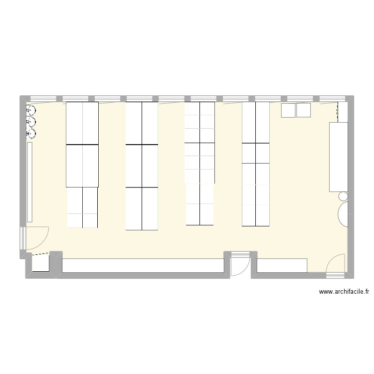 D005. Plan de 1 pièce et 101 m2