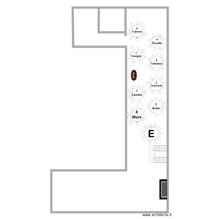 PLAN DE TABLE. Plan de 0 pièce et 0 m2