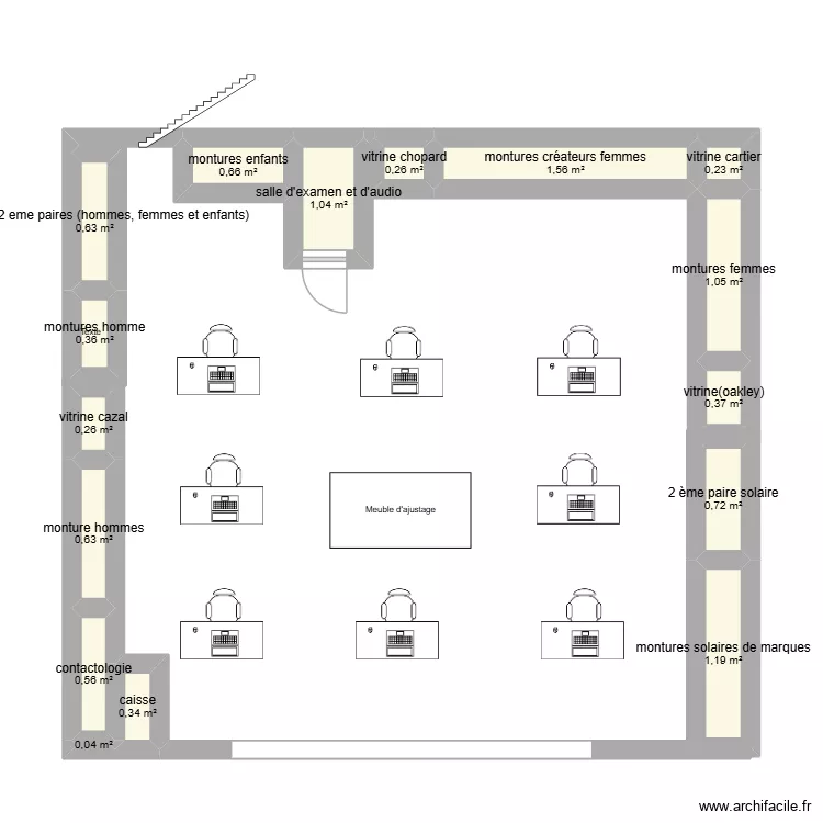 les opticiens conseils. Plan de 
