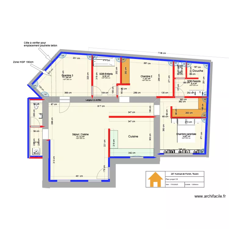 257 Forbin Projet V3. Plan de 