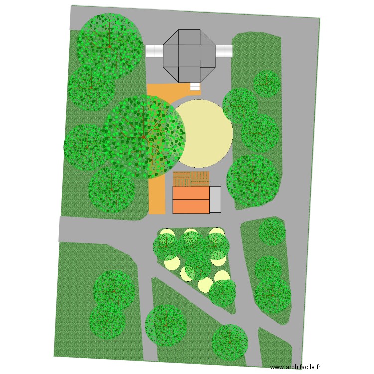 plan parc gare bulle de noel. Plan de 0 pièce et 0 m2
