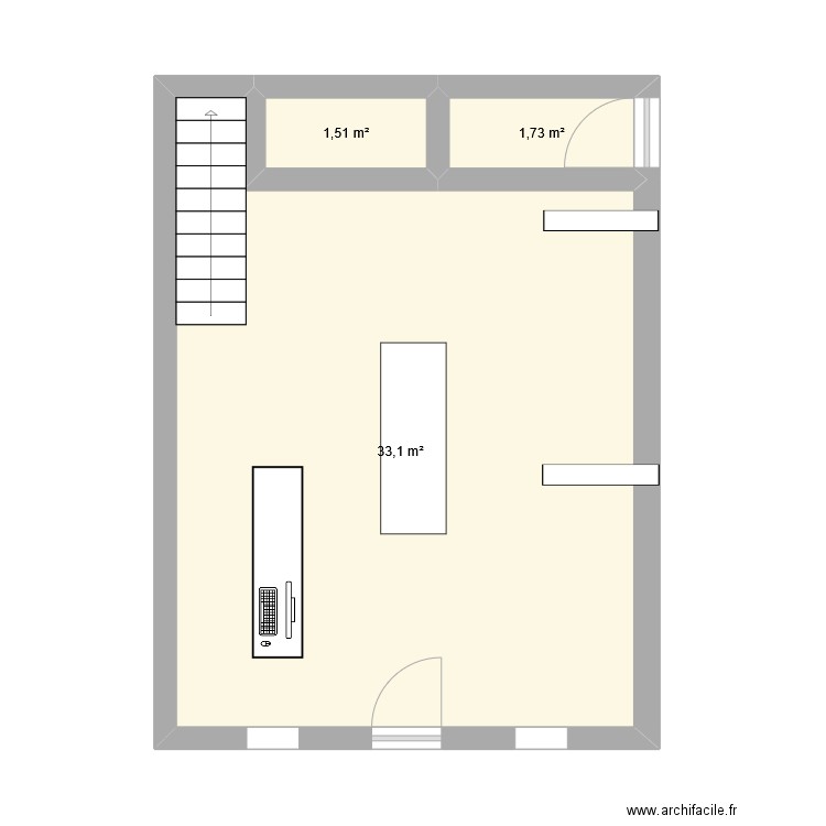 Plan de masse magasin . Plan de 0 pièce et 0 m2