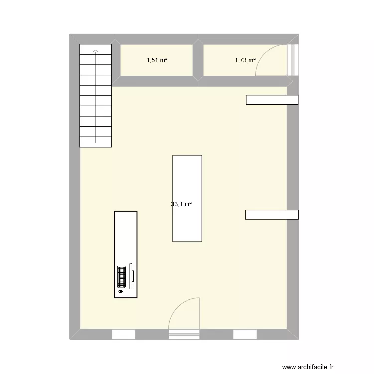 Plan de masse magasin . Plan de 