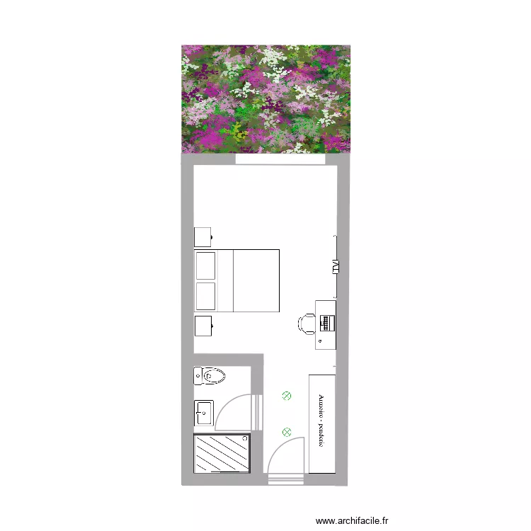 plan chambre savanna lodge. Plan de 