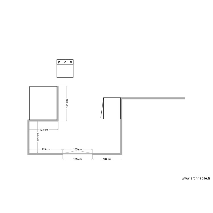 cuisine bassin. Plan de 0 pièce et 0 m2