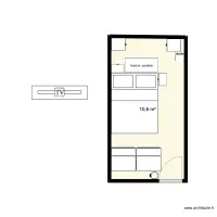 Chambre meuble tv