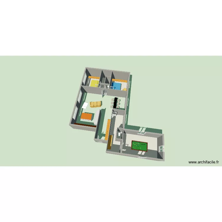 appartement. Plan de 8 et 77 m² appartement. Plan de 8 et 77 m²