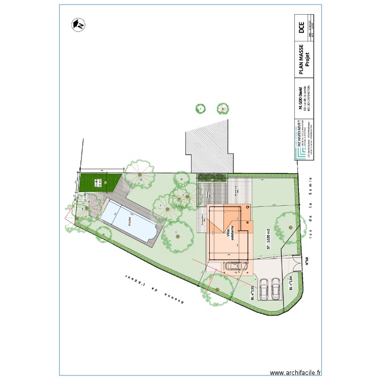 God davaid ext . Plan de 0 pièce et 0 m2