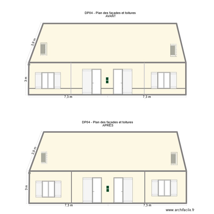 Seguin Henri - ite. Plan de 11 pièces et 177 m2