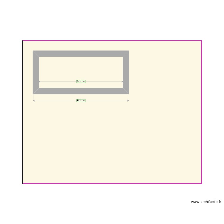 Jardin2. Plan de 2 pièces et 56 m2
