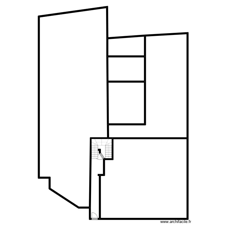plan PC fecamp place g&eacute;n&eacute;ral de gaulle. Plan de 7  et 531 m²