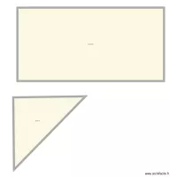 Plan de masse Terrasse Triangle
