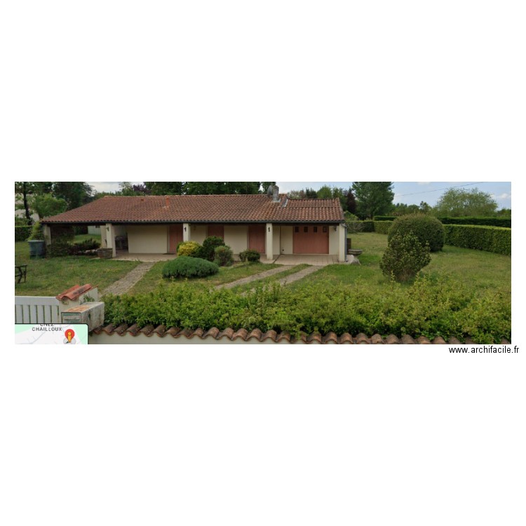 Projet dans le paysage. Plan de 0 pièce et 0 m2