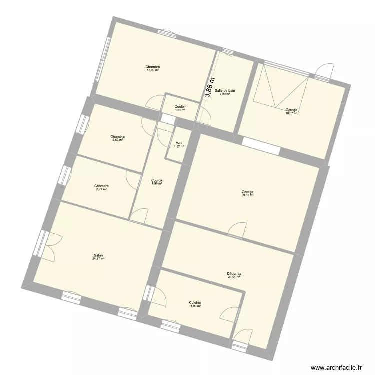 maison -. Plan de 