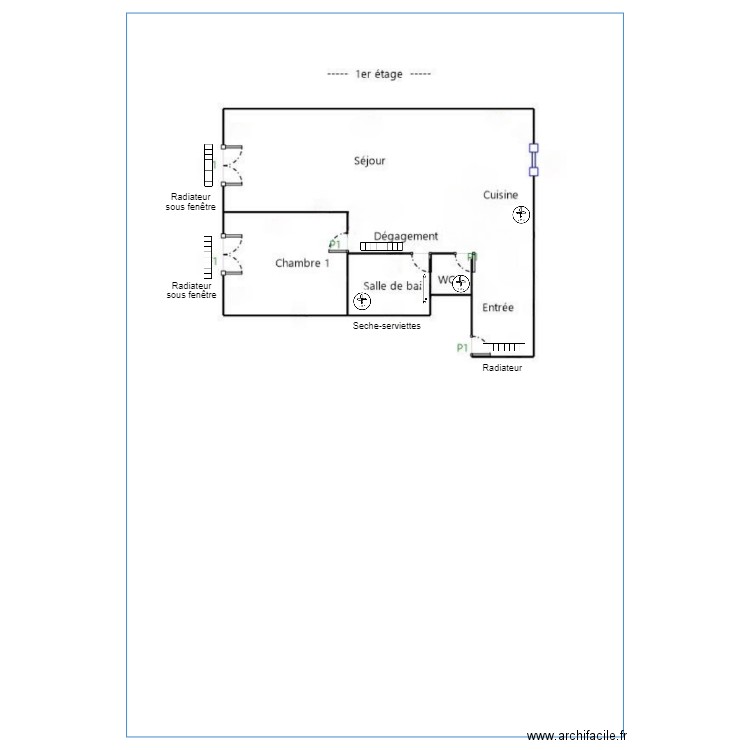 plan peinture 50m2. Plan de 0 pièce et 0 m2