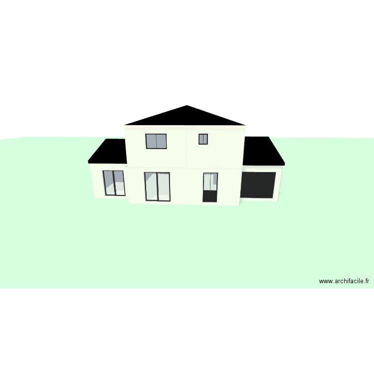 plan Tradi pierre. Plan de 14 pièces et 156 m2