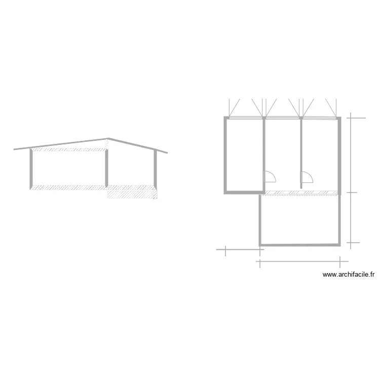eichen garage. Plan de 4 et 56 m² eichen garage. Plan de 4 et 56 m²