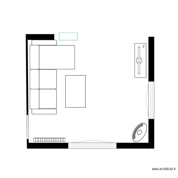 Salon de Hieres. Plan de 0 pièce et 0 m2