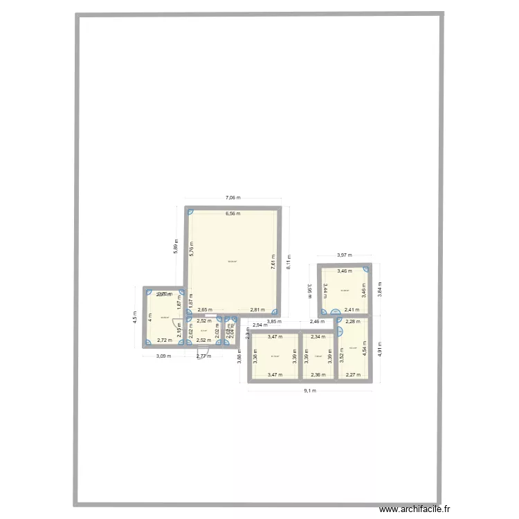 plan maison griffon. Plan de 8 pièces et 110 m² plan maison griffon. Plan de 8 pièces et 110 m²
