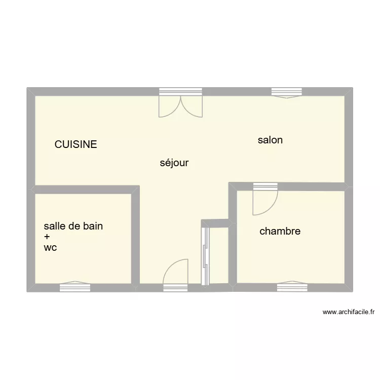 1056. Plan de 4 et 57 m² 1056. Plan de 4 et 57 m²