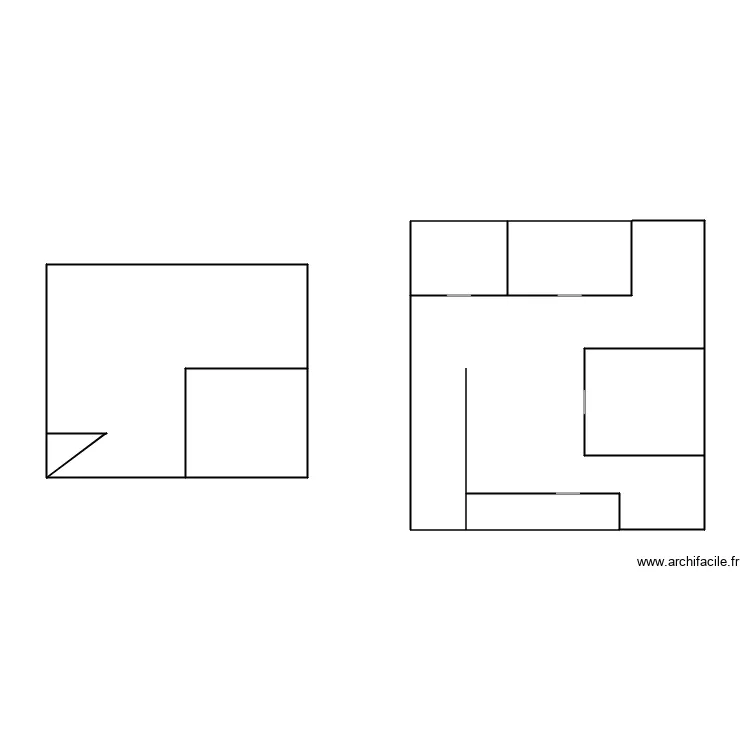 Le diplomate. Plan de 8 et 68 m² Le diplomate. Plan de 8 et 68 m²