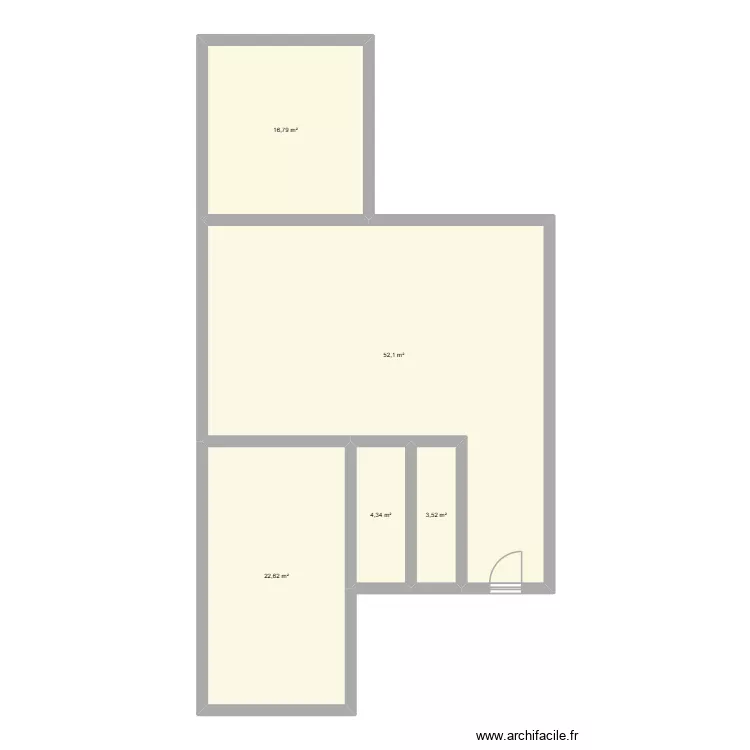 maison 3. Plan de 5 pièces et 99 m²