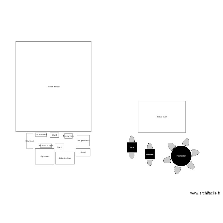 beauty truck. Plan de 0 pièce et 0 m2