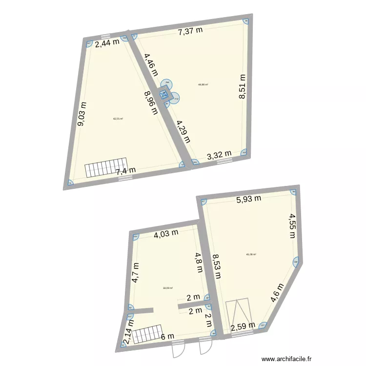 Plan grange. Plan de 4 et 162 m² Plan grange. Plan de 4 et 162 m²