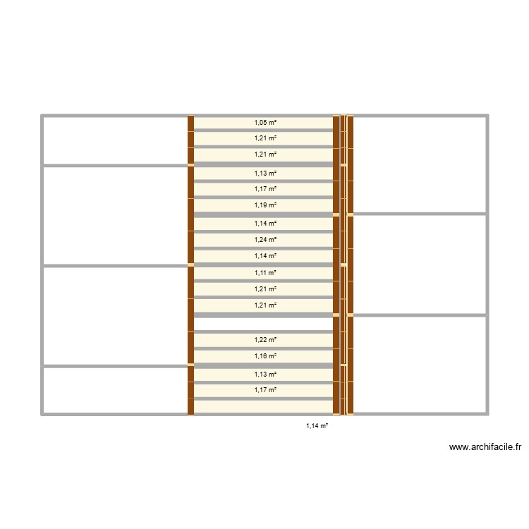 terrasse. Plan de 0 pièce et 0 m2 terrasse. Plan de 0 pièce et 0 m2