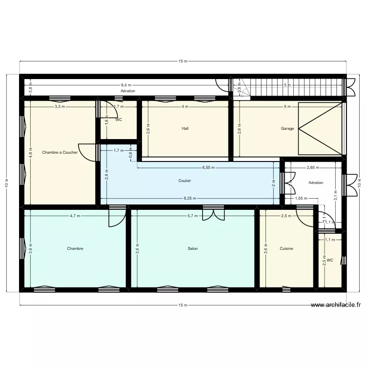 plan de 10mx15m Client 33 02 15 15. Plan de 