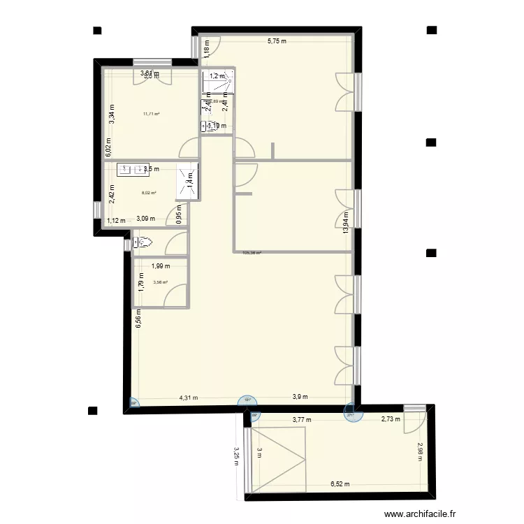 calenzana 3. Plan de 5 et 162 m² calenzana 3. Plan de 5 et 162 m²