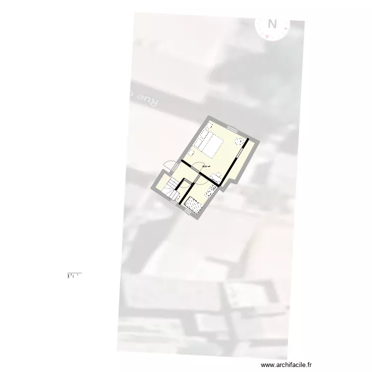aggrandissement auriane. Plan de 