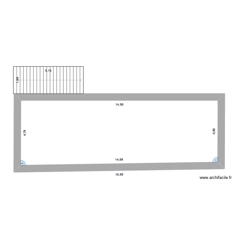 castanet  etages mezzanines plan base. Plan de 