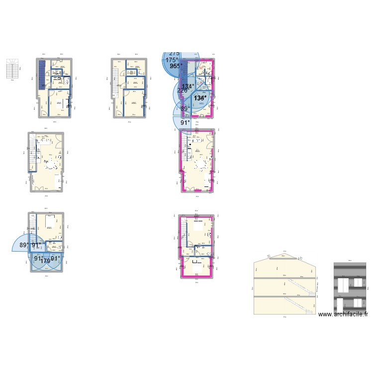 gites. Plan de 0 pièce et 0 m2