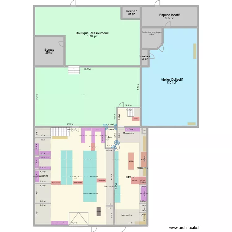 R&eacute;-Ut&icirc;les_Mat_apr&egrave;sMesures_etagere_v3.2. Plan de 13  et 758 m²