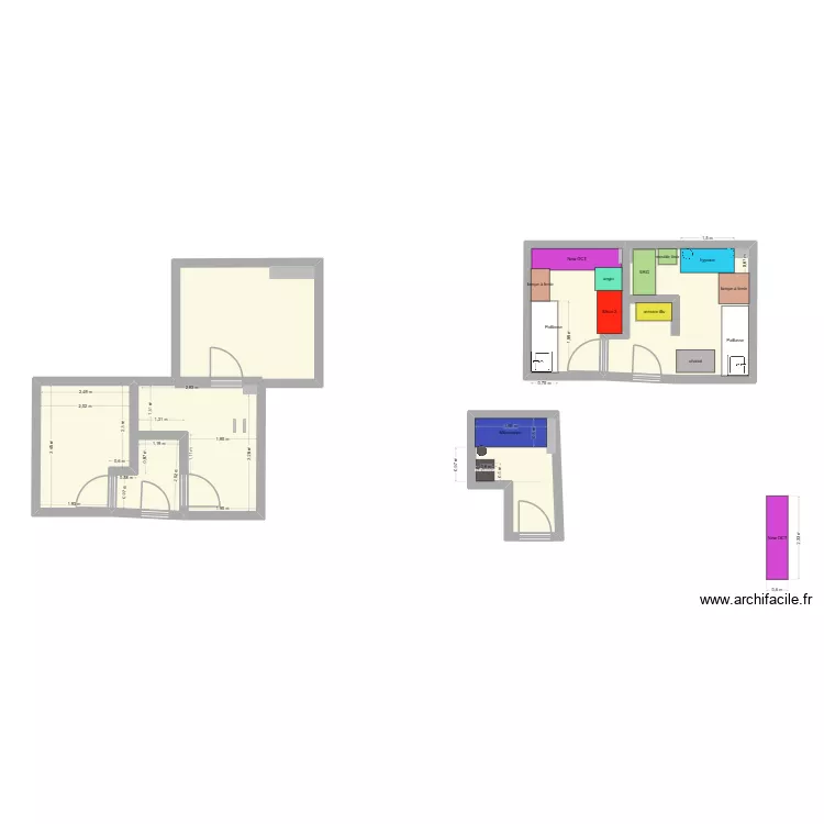 CEF. Plan de 5 et 57 m² CEF. Plan de 5 et 57 m²