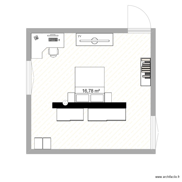 plan 1. Plan de 0 pièce et 0 m2