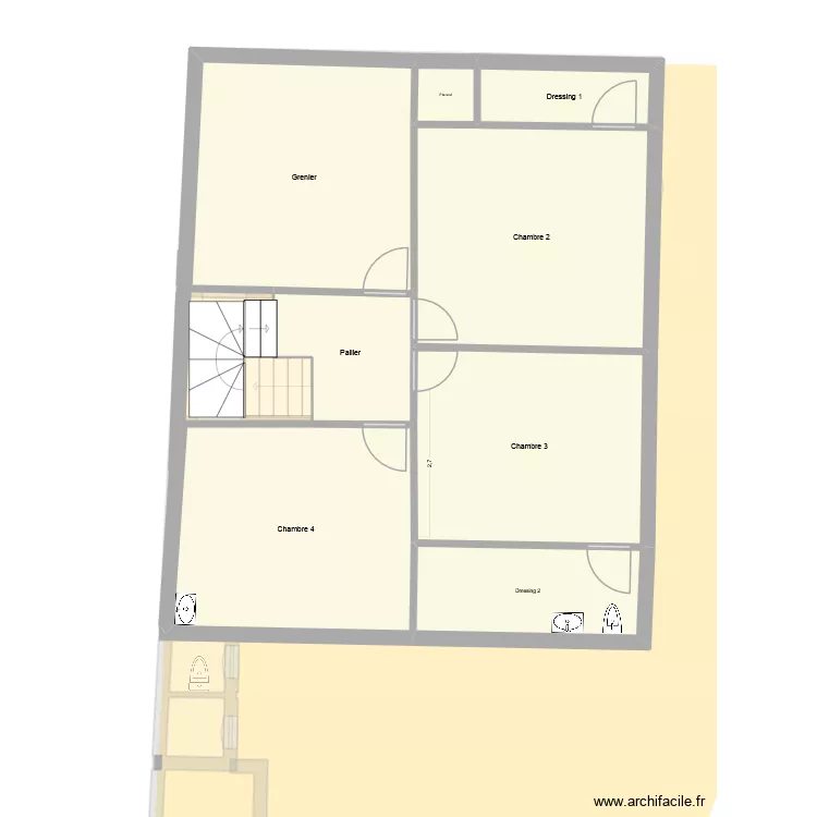 Maison Naomi. Plan de 