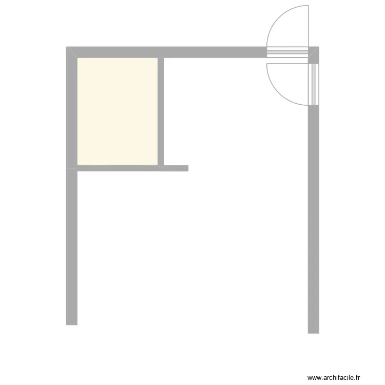 cuisine terre sainte. Plan de 1  et 3 m²