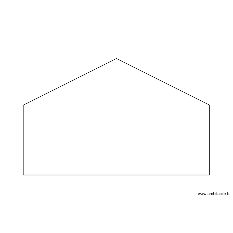 Plan des fa&ccedil;ades Le Cabanon Viens. Plan de 