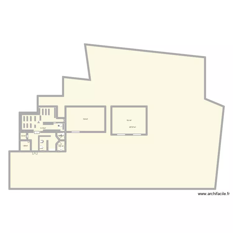 Point P. Plan de 8 et 278 m² Point P. Plan de 8 et 278 m²