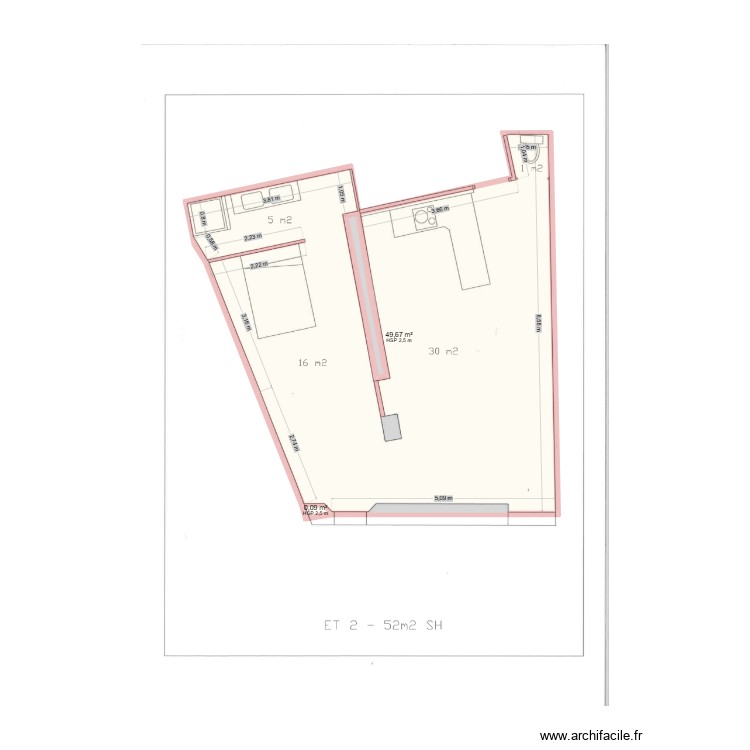CHARASSE. Plan de 0 pièce et 0 m2