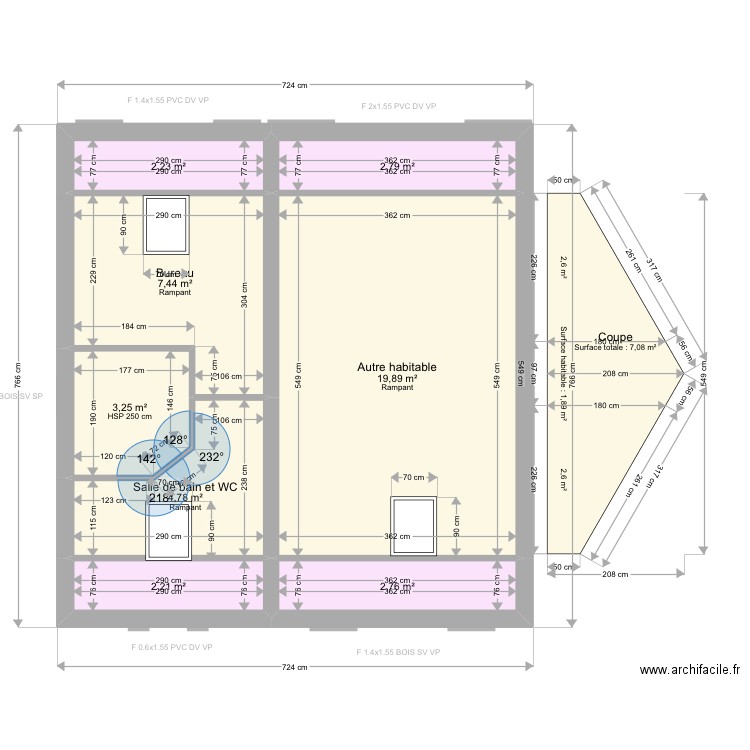 ML24009006. Plan de 27 pièces et 191 m2