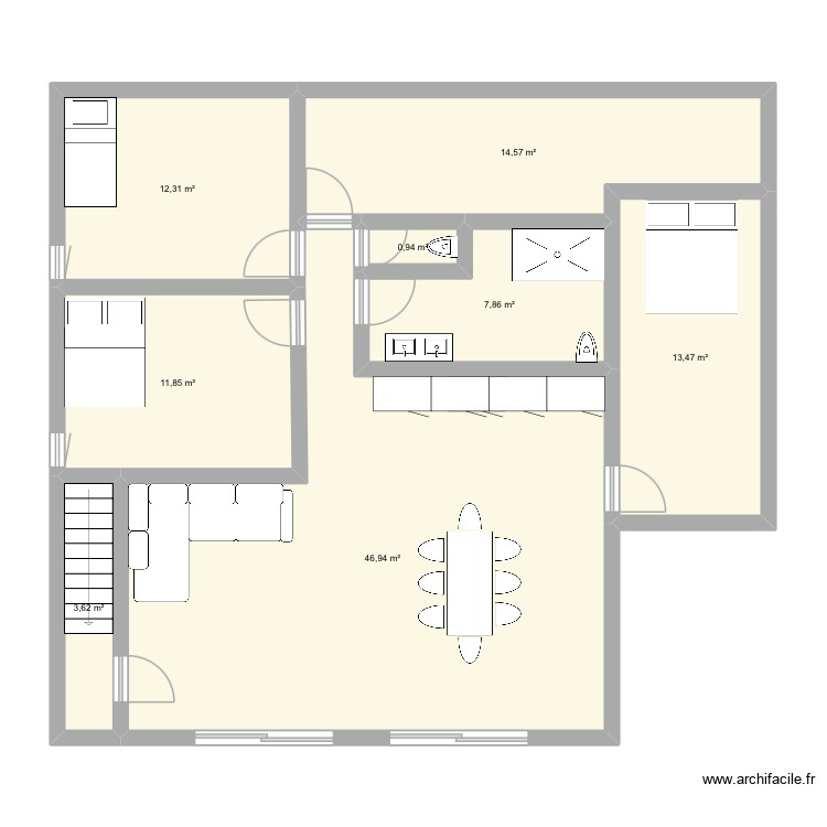 Chamendrin. Plan de 0 pièce et 0 m2